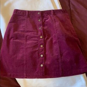 Corduroy skirt